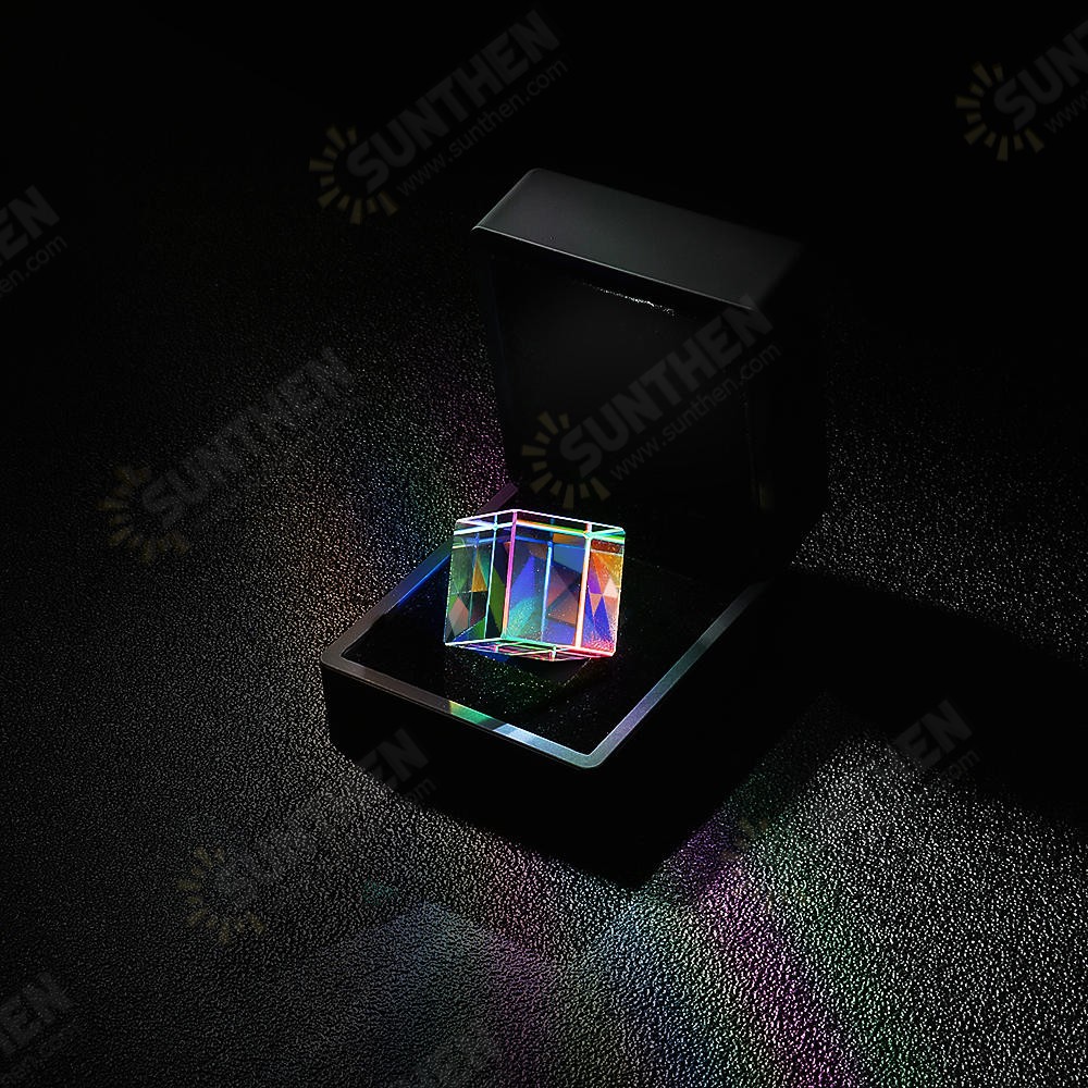 Optical Glass Crystal Combiner Prism X Cube Lab Rgb Dispersion Splitter