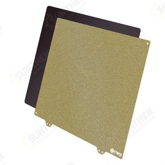 300x250mm Gold PEI Double Sided Powder Texture Steel Plate or Qidi X-Max 3D Printer