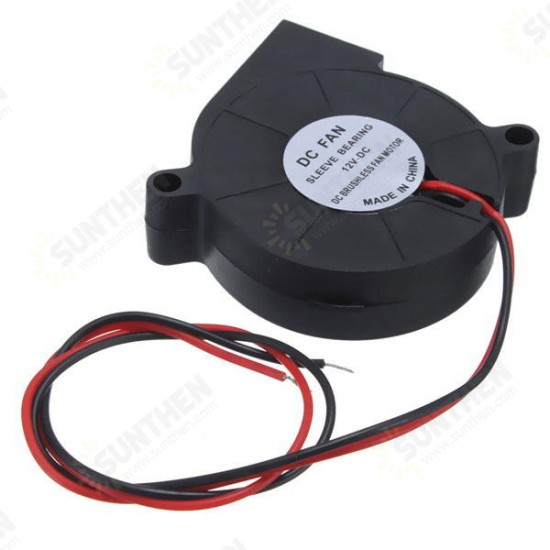 3D Printer 12V DC 50mm Blow Radial Cooling Fan