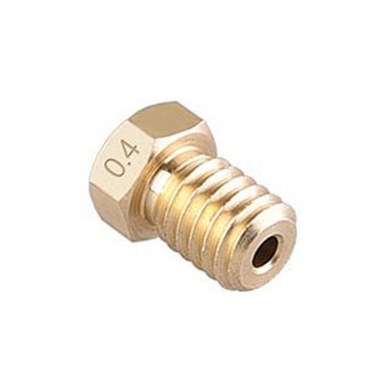 3D Printer Accessories E3D Nozzle M6 Thread 1.75/3.0 Filament Consumables Brass Lettering Nozzle