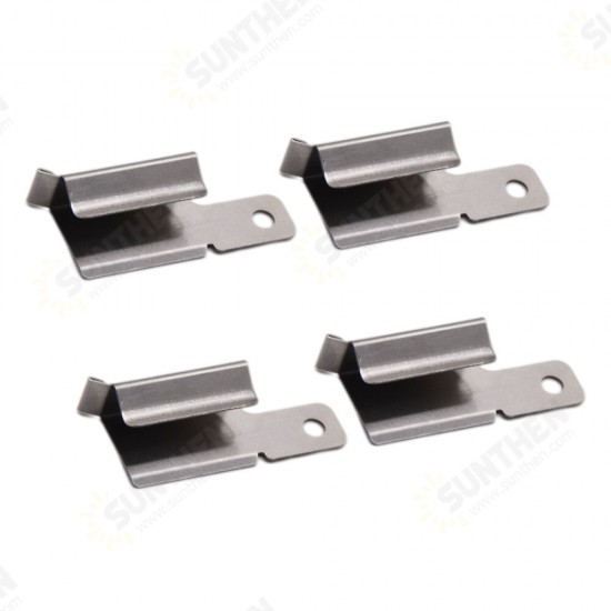 4 PCS Stainless Steel Glass Heated Bed Clamps for Creality Ender 3 V2 Ender 3S CR-10S 3D Printer Heated Bed Glass Platform