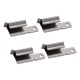 4 PCS Stainless Steel Glass Heated Bed Clamps for Creality Ender 3 V2 Ender 3S CR-10S 3D Printer Heated Bed Glass Platform