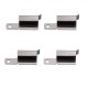 4 PCS Stainless Steel Glass Heated Bed Clamps for Creality Ender 3 V2 Ender 3S CR-10S 3D Printer Heated Bed Glass Platform