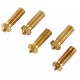 5Pcs for One Size Brass Heating Block Nozzle 1.75mm 0.4/0.6/0.8/1/1.2mm for 3D Printer