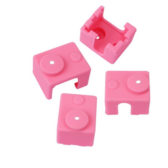 V6 Aluminum Block Protective Silicone Sleeve High Temperature Resistant 260℃ for 3D Printer Accessories