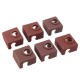 Coffee Brown Hotend Heating Block Silicone Cover Case For 3D Printer