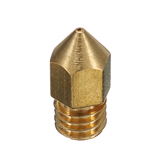 5PCS 0.4mm Copper M6 Thread Extruder Nozzle For 3D Printer