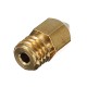 5PCS 0.4mm Copper M6 Thread Extruder Nozzle For 3D Printer