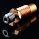 CR10 V6 Bi-Metal Insulated Titanium Alloy Copper Throat for E3D V6 CR10 ENDER 5/3 CR-10S 1.75/4.1MM Hotend 3D Printer