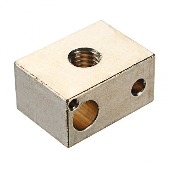 Hot End Heating Block for 3D Printer High Temperature Copper Material