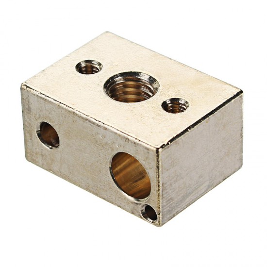 Hot End Heating Block for 3D Printer High Temperature Copper Material