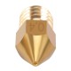 MK8 Nozzle 0.2mm 0.4mm 0.5mm 0.6mm 0.8mm 1.0mm 3D Printer Part Extruder M6 Thread Brass Nozzle 1.75mm 3mm Filament