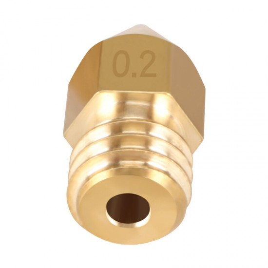 MK8 Nozzle 0.2mm 0.4mm 0.5mm 0.6mm 0.8mm 1.0mm 3D Printer Part Extruder M6 Thread Brass Nozzle 1.75mm 3mm Filament