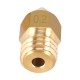 MK8 Nozzle 0.2mm 0.4mm 0.5mm 0.6mm 0.8mm 1.0mm 3D Printer Part Extruder M6 Thread Brass Nozzle 1.75mm 3mm Filament