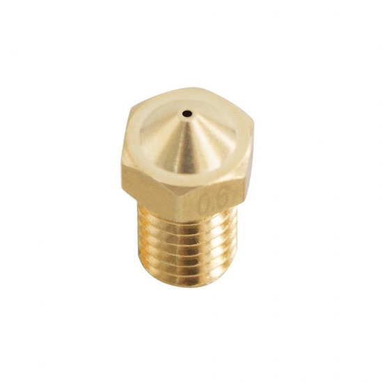 Brass Short Volcano Nozzle V5V6 M6 Thread 1.75mm for 3D Printer