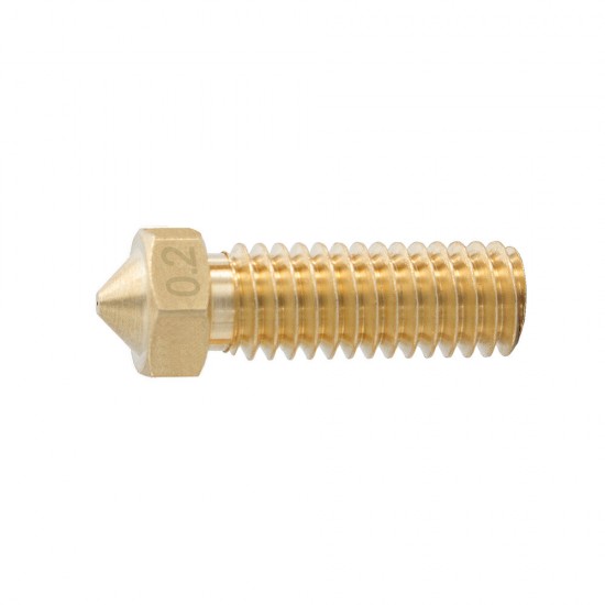 Brass Volcano Long Nozzle M6 Thread 1.75mm for 3D Printer