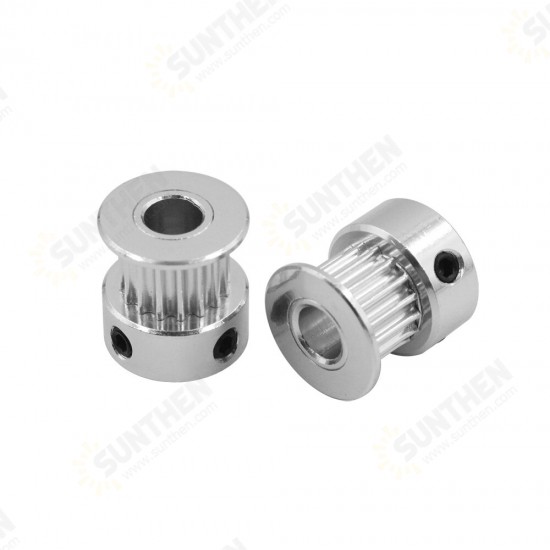 20 teeth GT2 Timing Pulley Bore 5mm 6.35mm 8mm for Width 6mm GT2 synchronous belt 2GT Belt 20teeth pulley