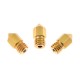 Brass Nozzle 1.75mm M6 Thread 0.2/0.3/0.4/0.5/0.6/0.8mm for 3D Printer