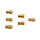 Brass Nozzle 1.75mm M6 Thread 0.2/0.3/0.4/0.5/0.6/0.8mm for 3D Printer