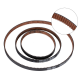 GT2 Closed Loop Timing Belt Rubber with Anti-Slip 2GT 6MM 200 280 400mm Synchronous Belts 3D Printers