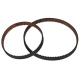 GT2 Closed Loop Timing Belt Rubber with Anti-Slip 2GT 6MM 200 280 400mm Synchronous Belts 3D Printers