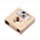 UM3 M6*0.75 Thread Brass Copper Heating Block 4mm for 3D Printer