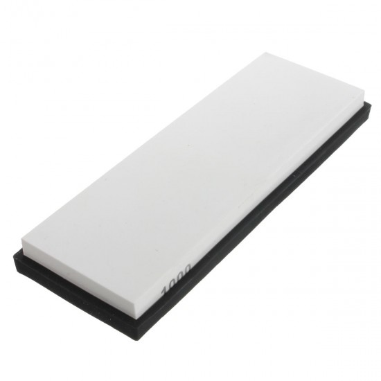 1000# Grit Whetstone Sharpener Sharpen Stone With Stand 180mm x 60mm x 15mm