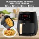 1800W 4.5L Air Fryer Oil Health Fryer Cooker 110V/220V Multifunction Smart Touch LCD Airfryer French fries Pizza Fryer