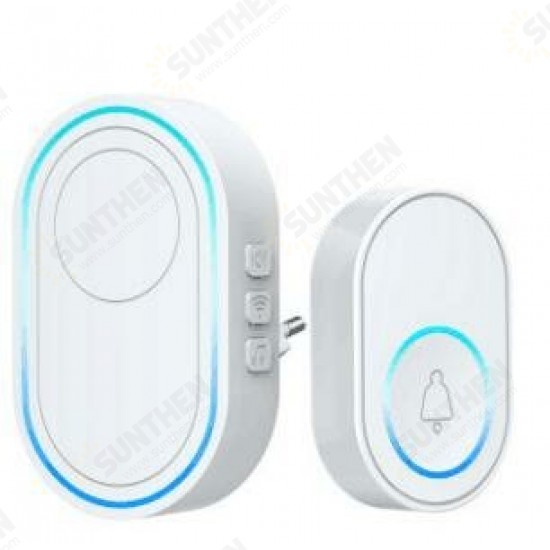 Private Model Tuya Wifi Doorbell Smart Doorbell Alarm Can be Equipped with 100 Wireless Sensor