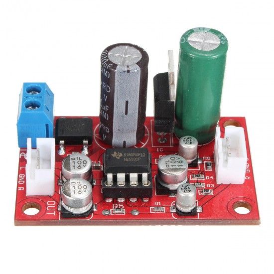 DC 9-24V AC 8-16V NE5532 Audio OP AMP Microphone Preamps Pre-Amplifier Board