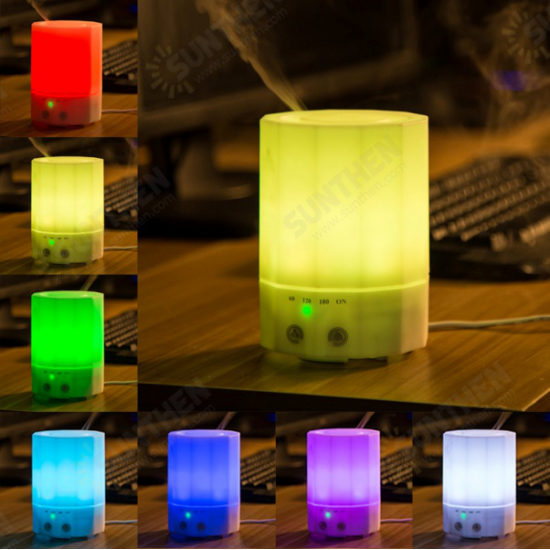 RGB LED Night Light 200ml Portable USB Humidifier Air Purifier