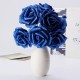 7Pcs Artificial Bouquet Glitter Foam Artificial Flowers Wedding Bridal Party Decor DIY Rose