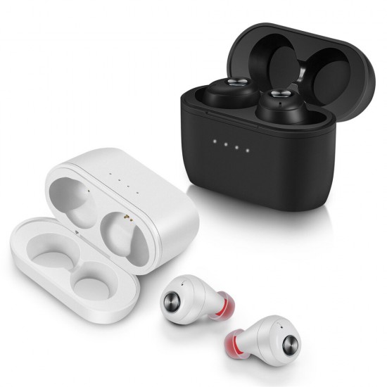 TWS Earphones Wireless bluetooth V5.0 QCC010 HIFI 1000mAh Power Bank In-Ear Earbuds IPX5 Waterproof Sports Headphones with Mic