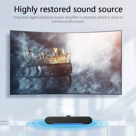 A39 bluetooth Soundbar Wied Wireless Speaker Stereo Bass Classical Desktop Computer Speaker for Laptop Smartphone Tablet