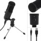 A6 Metal USB Condenser Microphone Recording for Laptop Computer Windows Cardioid Recording Vocals Voice for Live / Video