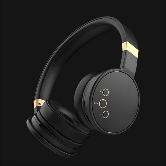 BT016 bluetooth Headphone Wireless Headset Foldable Soft Leather HD Voice Heavy Bass Gaming Headphone