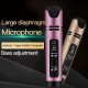 C16 DSP Metal Handheld Wireless Recording Karaoke Microphone Support 6 Voice Voice-Changing Built-In Sound Card Anchor Live Singing Microphones For Mobile Phone