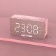 D7 LED Alarm Clock Speaker Luminous Multi-function Retro bluetooth 5.0 Loudspeaker for Home Decor Digital Alarm Clock