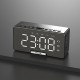 D7 LED Alarm Clock Speaker Luminous Multi-function Retro bluetooth 5.0 Loudspeaker for Home Decor Digital Alarm Clock