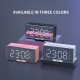 D7 LED Alarm Clock Speaker Luminous Multi-function Retro bluetooth 5.0 Loudspeaker for Home Decor Digital Alarm Clock