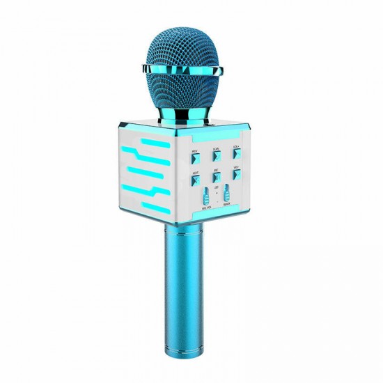 DS868 Wireless bluetooth microphone Speaker HIFI DSP Noise Reduction TF Card KTV Mic 1200mAh Handheld Singing Player