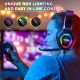 F3 Gaming Headset USB 3.5 Mm RGB LED Light Bass Stereo Wired Headphone With Mic Gamer Headsets for PS4 for PS5 for Xbox Laptop PC