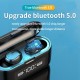 F9 Stereo HiFi TWS Earbuds bluetooth 5.0 Smart Touch Digital Display Binaural Call Earphone Music Headphones with Charging Box