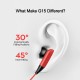 G15 bluetooth Headphone Neckband Earphone 15-Hour Playtime Skin-Friendly Stereo Sports Earbuds for Driving Business Office