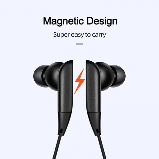 G15 bluetooth Headphone Neckband Earphone 15-Hour Playtime Skin-Friendly Stereo Sports Earbuds for Driving Business Office