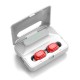 H60 Dual Dynamic bluetooth 5.0 TWS Earphone LED Digital Display Stereo Bass Sports Earbuds with Charging Case