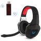 HW-N9U 2.4G Wireless Gaming Headphone Virtual 7.1 Surround Sound Headset with Removable Microphone for PS4/PC