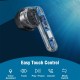 KS15 TWS bluetooth Headset BT5.0 Wireless Headphone Long Life HiFi Stereo Powerful Bass Low latency Earphone with Mic