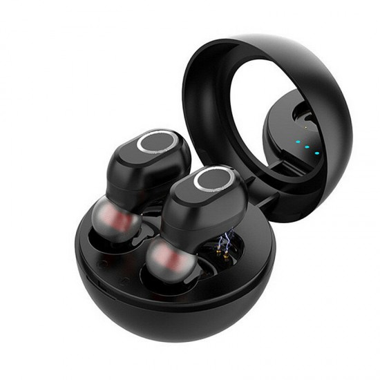 LB-10 Touch Control TWS bluetooth Earphone Wireless Stereo Handsfree Headset with Mirror Charging Case