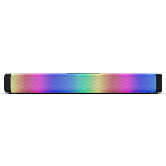 LP-18 20W bluetooth Speaker Soundbar Stereo Home Theater Soundbar Rectangle RGB Colorful bluetooth Speaker with Remote Control